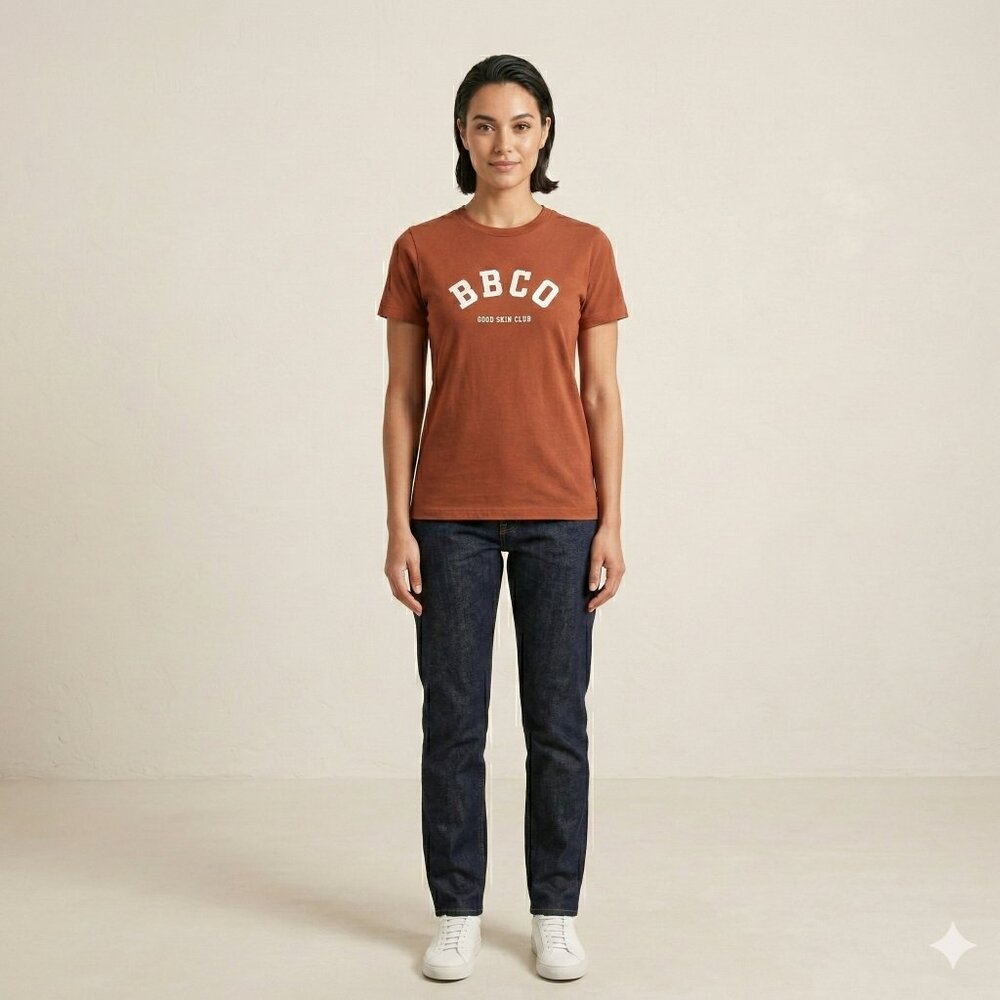 *BBCO Good Skin Club Rust T Shirt